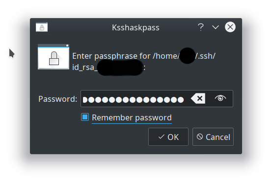 Ksshaskpass password dialog