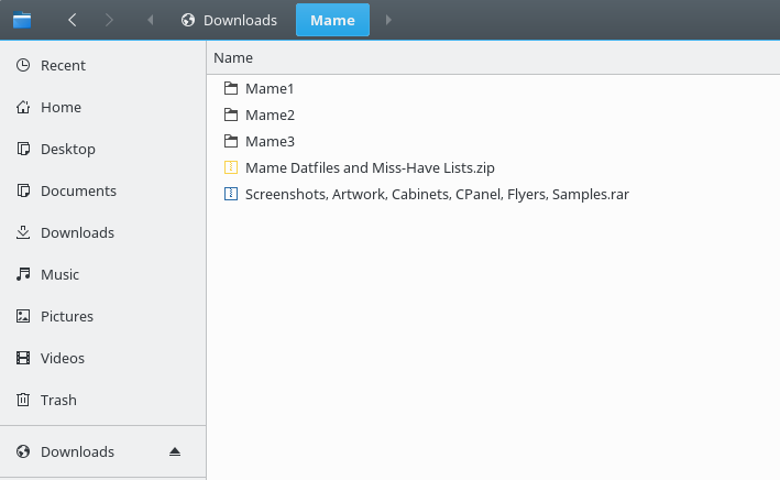 Screenshot showing the Synology shared folder mounted on the client machine via NFS